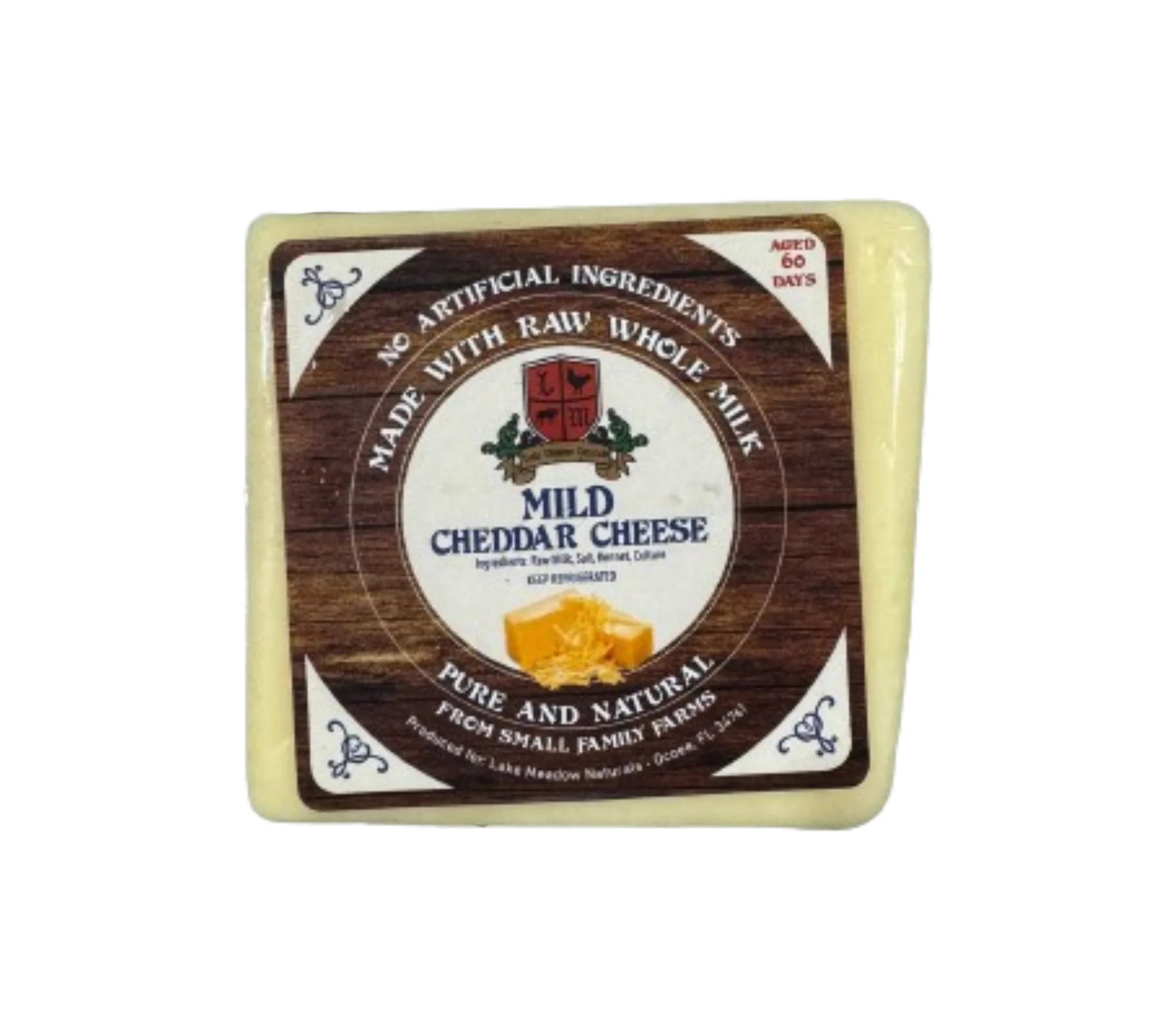 Cheese Raw Milk Mild Cheddar 6OZ LMN